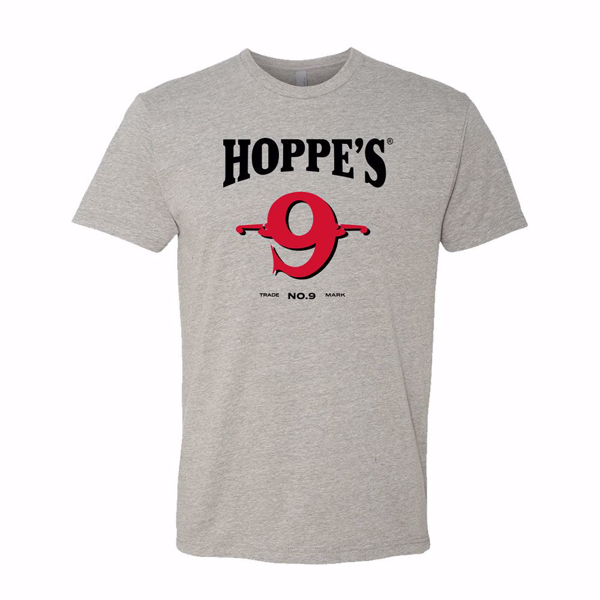 Gray Hoppes Logo Concept Tee with Black and Red