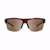 Front view of Bushnell Performance Sunglasses with Tortoise Frame and Polarized Brown Lens