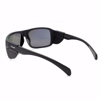 Back view of Bushnell Performance Eyewear Buffalo Sunglasses with Matte Black Frame and Polarized Grey Flash Lens