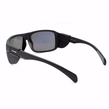 Bushnell Performance Eyewear Buffalo Sunglasses with Matte Black Frame and Polarized Grey Flash Lens