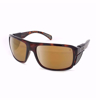 Bushnell Performance Eyewear Buffalo Sunglasses with Shiny Tortoise Frame and Polarized Amber Lens