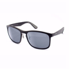 Caribou Sunglasses with Matte Black Frame and Polarized Black Lens