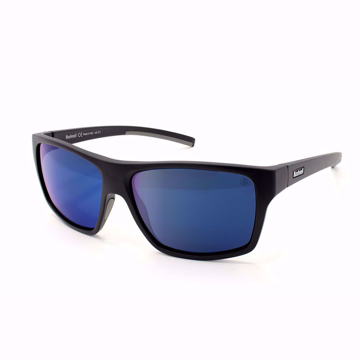 Bushnell Vulture Sunglasses with  Matte Black Frame With Polarized Grey Lens and Blue Mirror